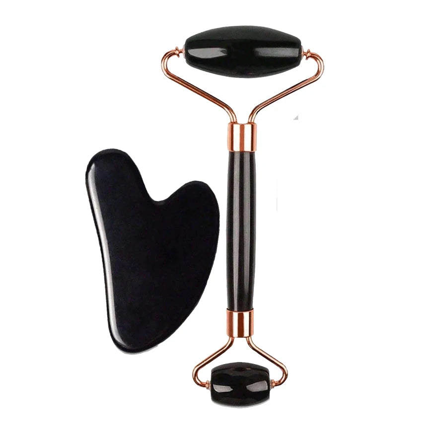 Rouleau et gua sha du set Rituel