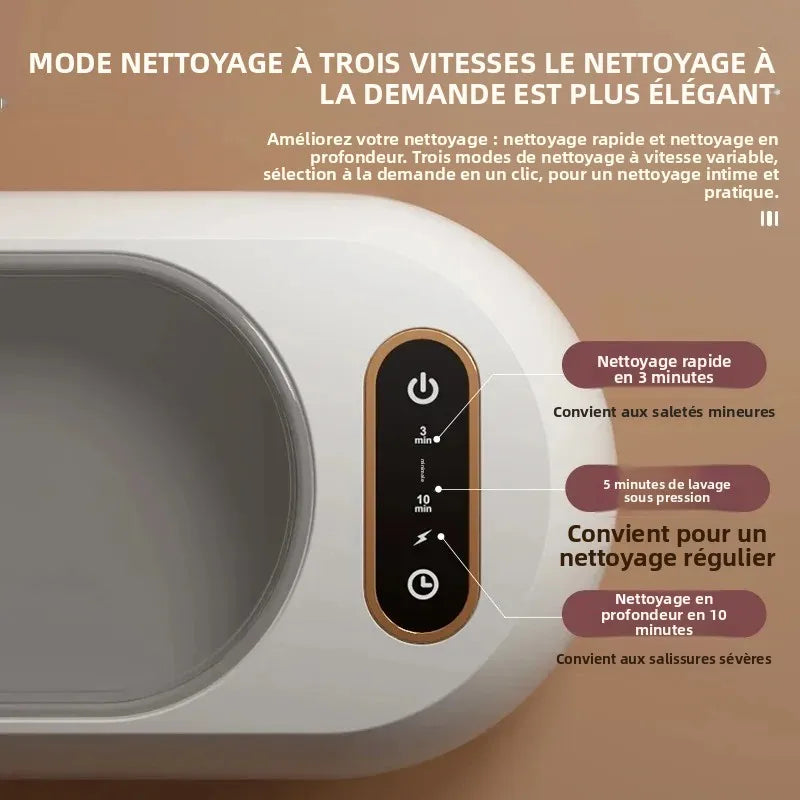 PureWave - les 3 modes de nettoyage : rapide, pression, profond